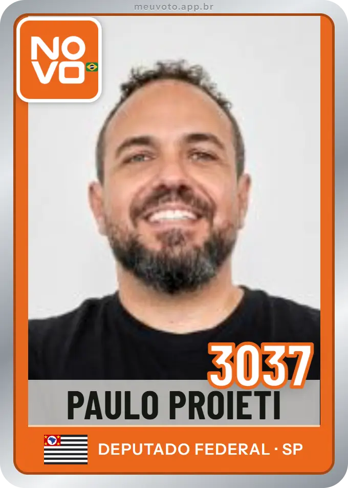 Carta de Paulo Proieti, número 3037, Novo