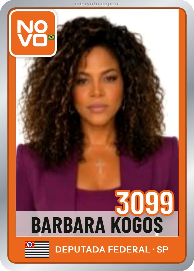 Carta de Barbara Kogos, número 3099, Novo