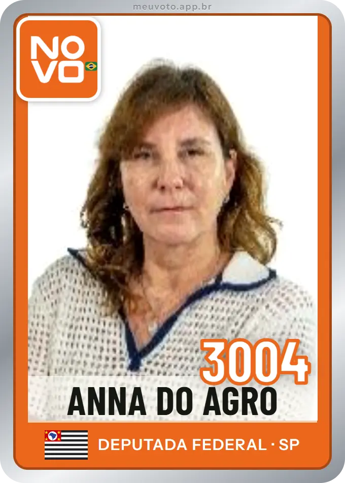 Carta de Anna do Agro, número 3004, Novo