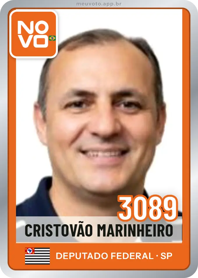 Carta de Cristovão Marinheiro, número 3089, Novo