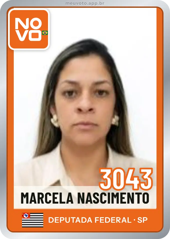 Carta de Marcela Nascimento, número 3043, Novo