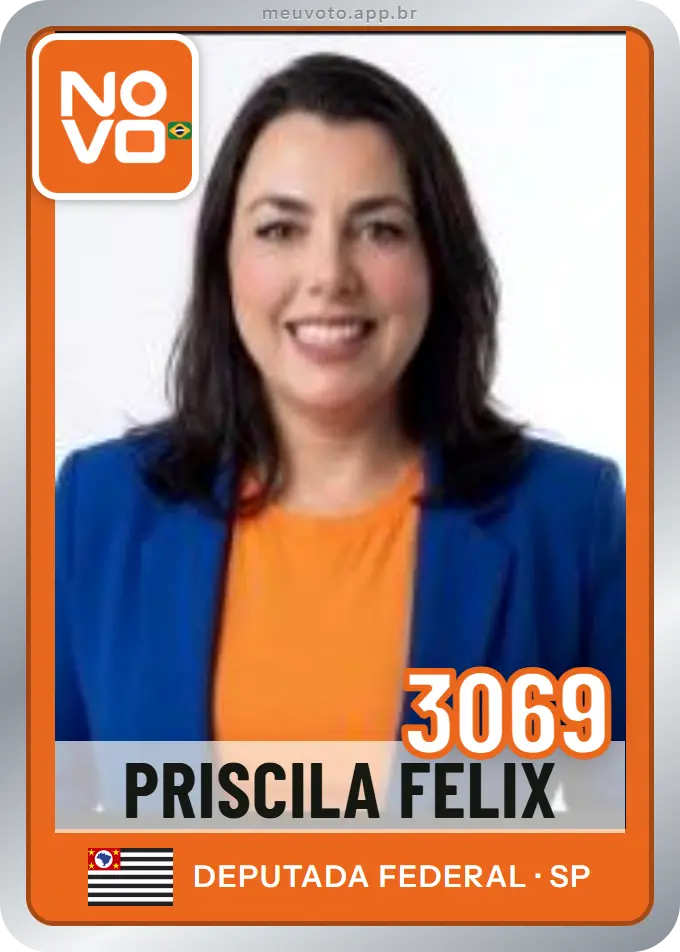 Carta de Priscila Felix, número 3069, Novo