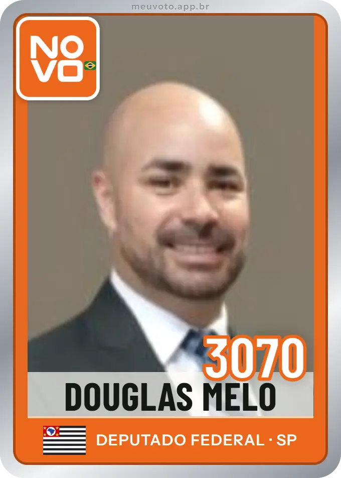 Carta de Douglas Melo, número 3070, Novo