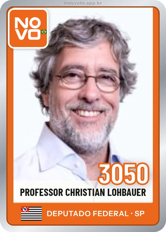 Carta de Professor Christian Lohbauer, número 3050, Novo
