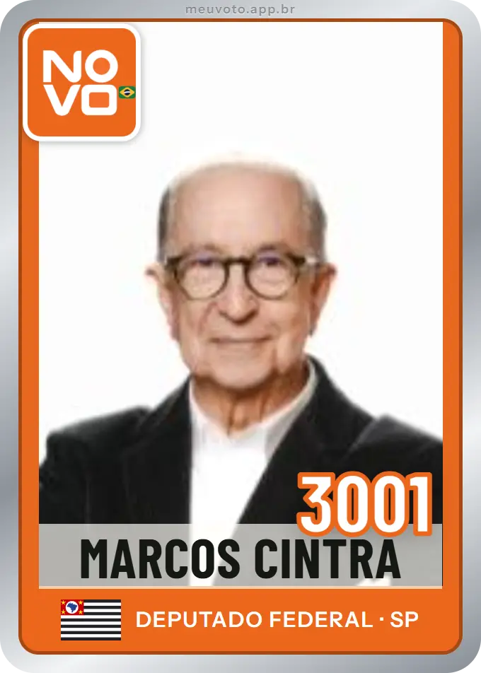 Carta de Marcos Cintra, número 3001, Novo