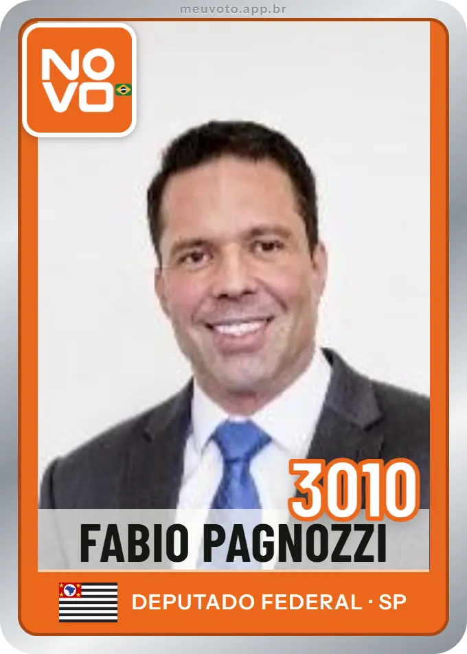 Carta de Fabio Pagnozzi, número 3010, Novo