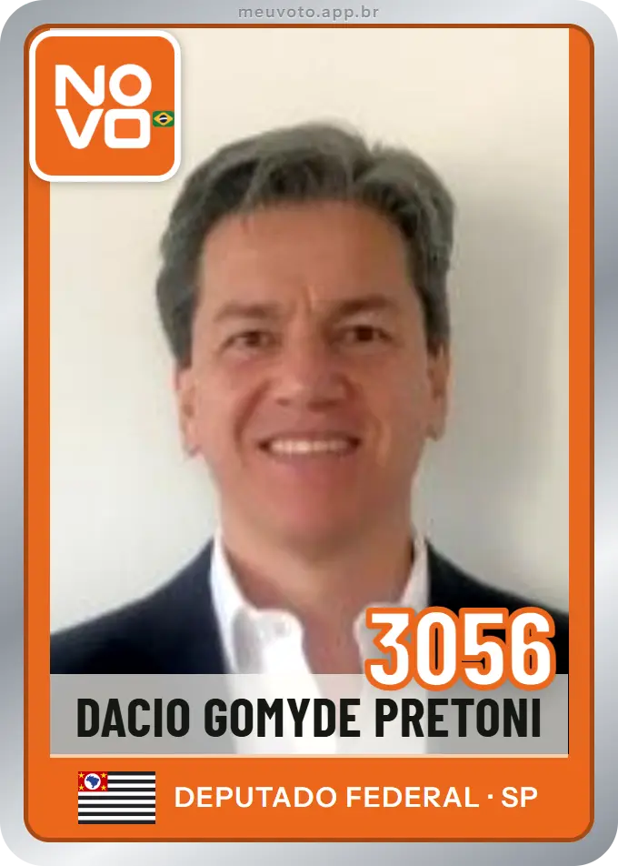Carta de Dacio Gomyde Pretoni, número 3056, Novo