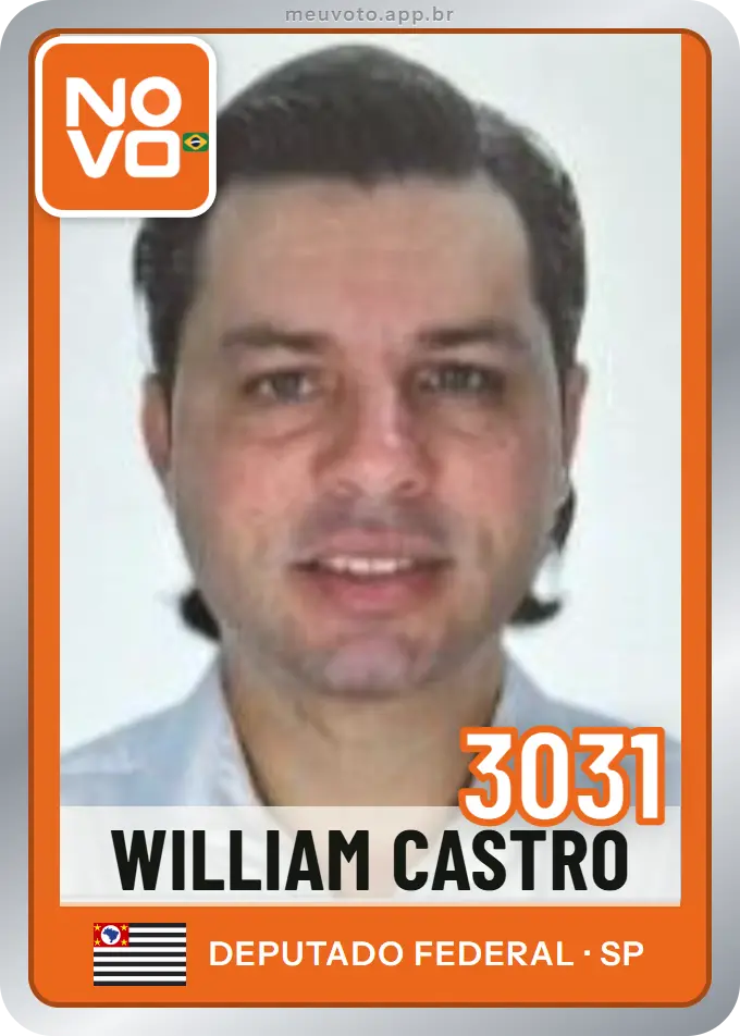 Carta de William Castro, número 3031, Novo