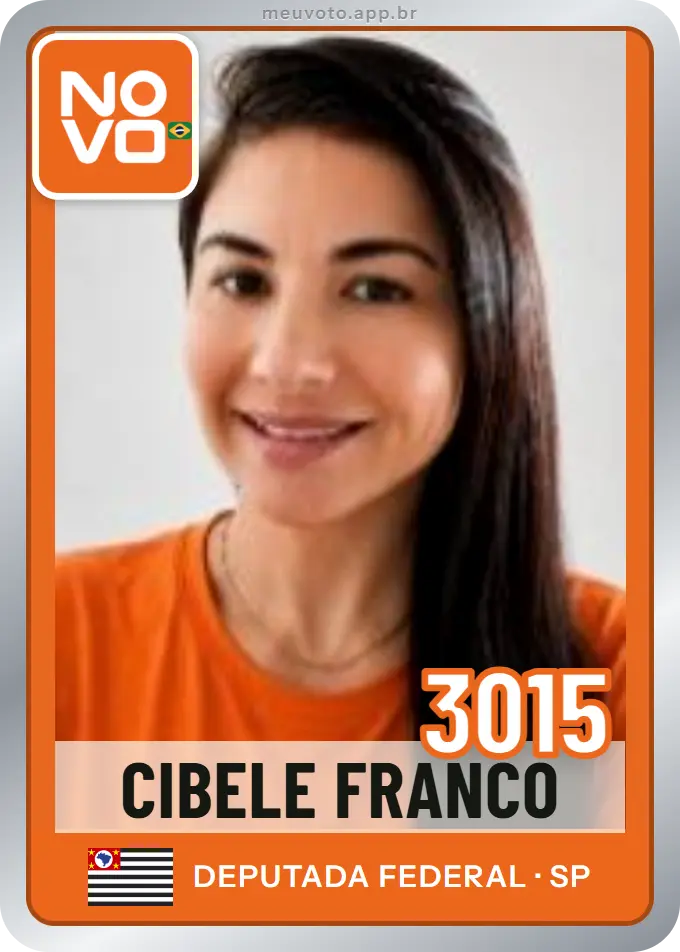 Carta de Cibele Franco, número 3015, Novo