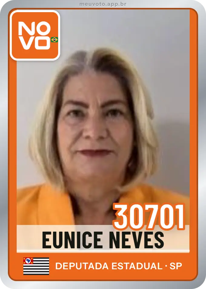 Carta de Eunice Neves, número 30701, Novo