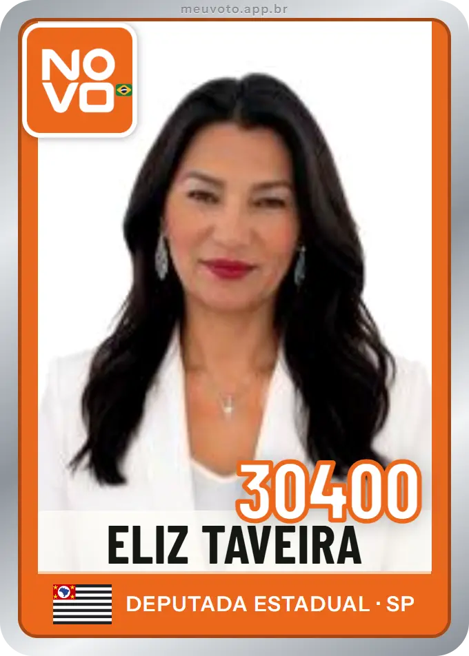 Carta de Eliz Taveira, número 30400, Novo