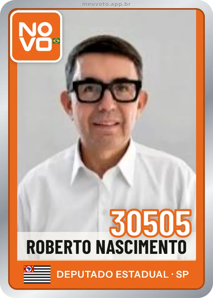 Carta de Roberto Nascimento, número 30505, Novo