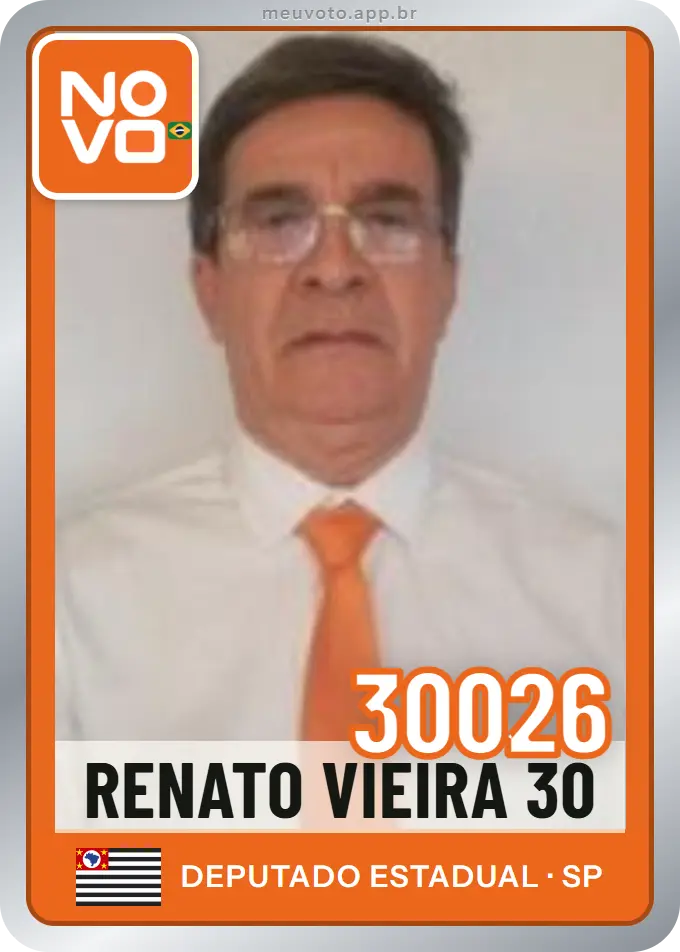 Carta de Renato Vieira 30, número 30026, Novo