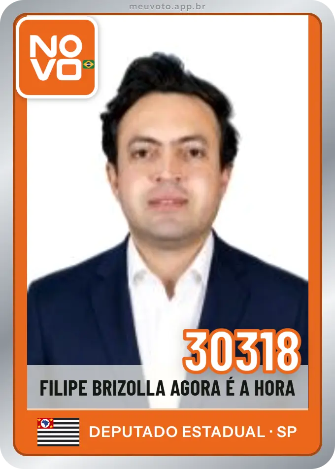 Carta de Filipe Brizolla Agora É A Hora, número 30318, Novo
