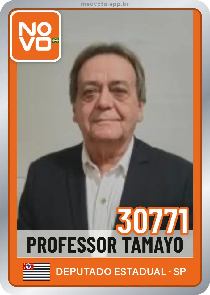 Carta de Professor Tamayo, número 30771, Novo