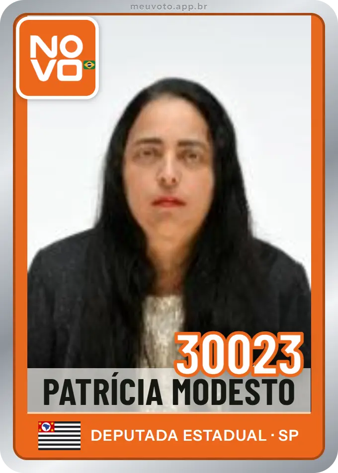 Carta de Patrícia Modesto, número 30023, Novo