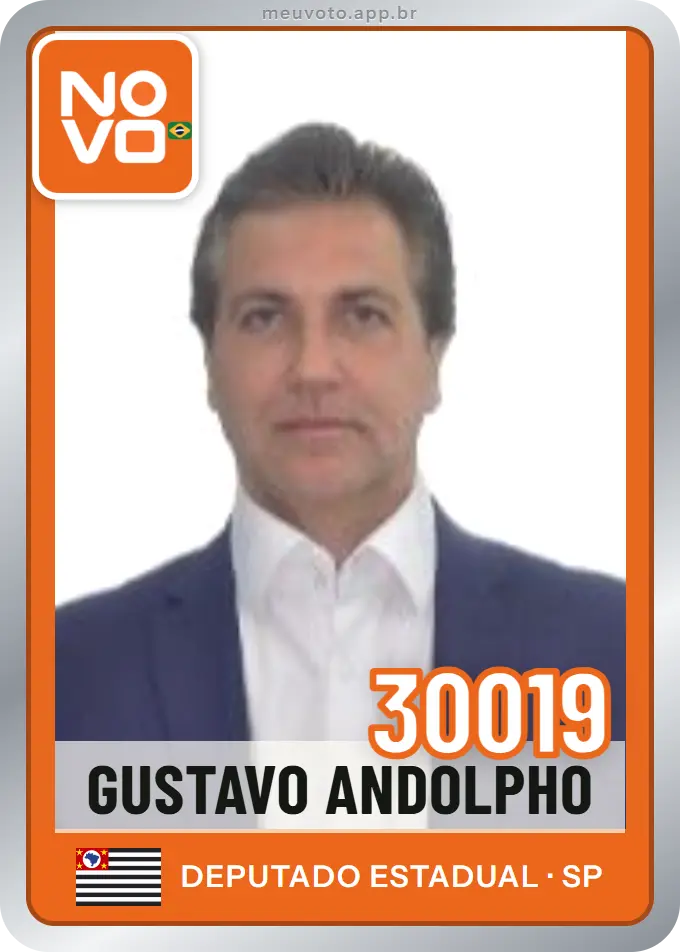 Carta de Gustavo Andolpho, número 30019, Novo