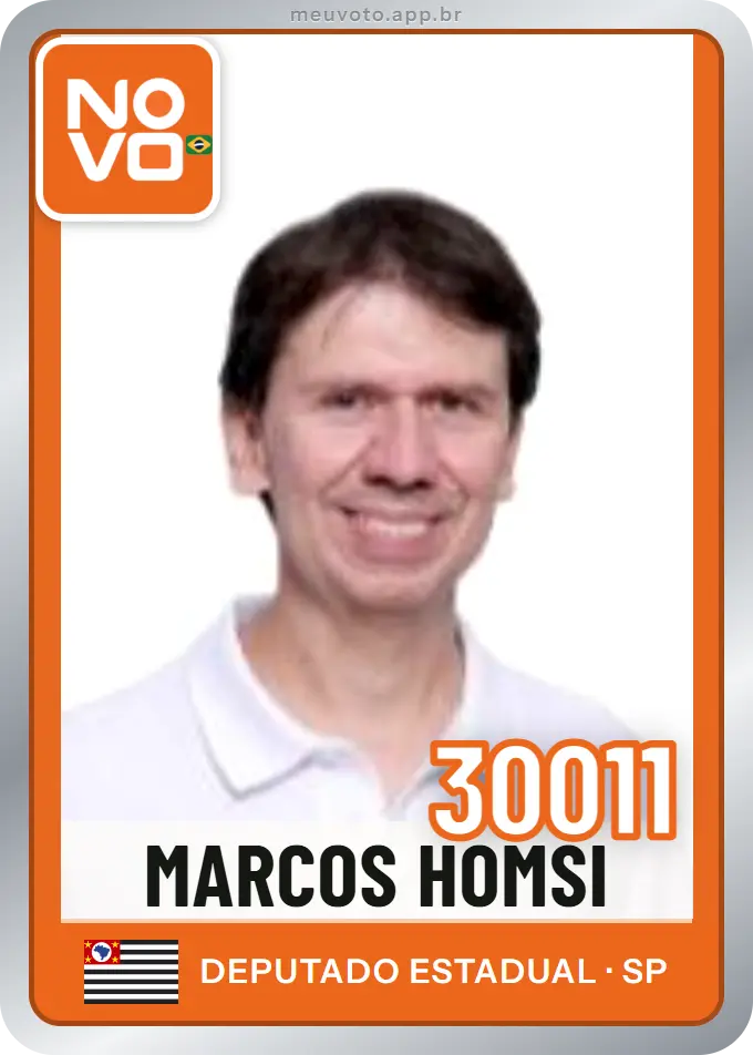 Carta de Marcos Homsi, número 30011, Novo