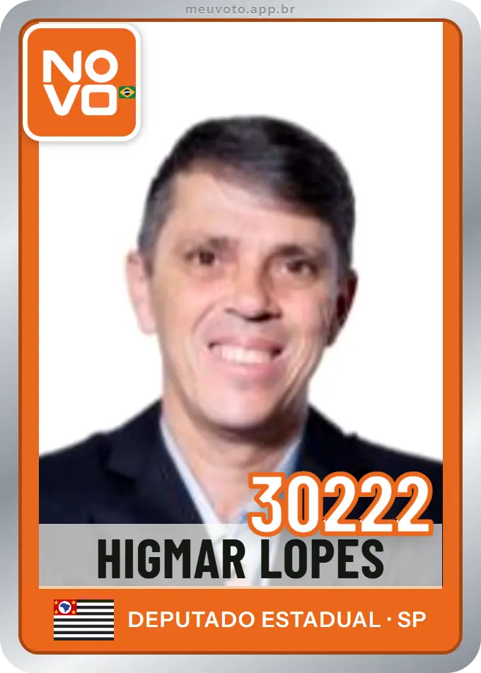 Carta de Higmar Lopes, número 30222, Novo