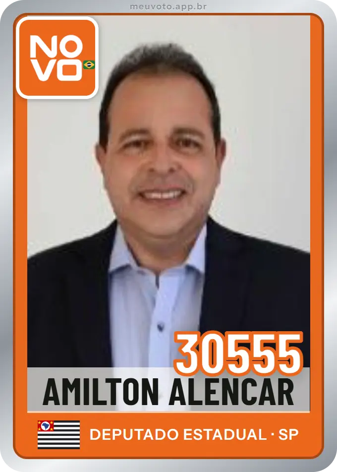 Carta de Amilton Alencar, número 30555, Novo