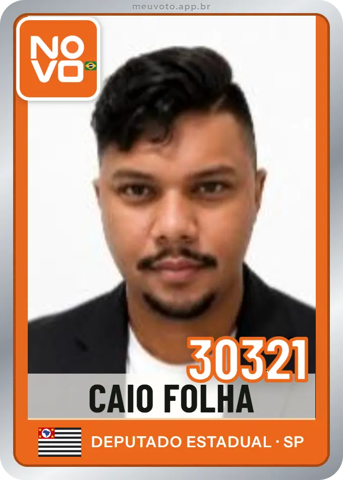 Carta de Caio Folha, número 30321, Novo