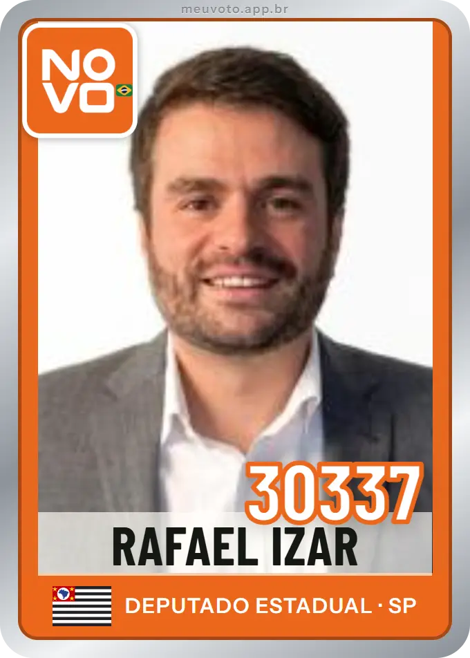 Carta de Rafael Izar, número 30337, Novo
