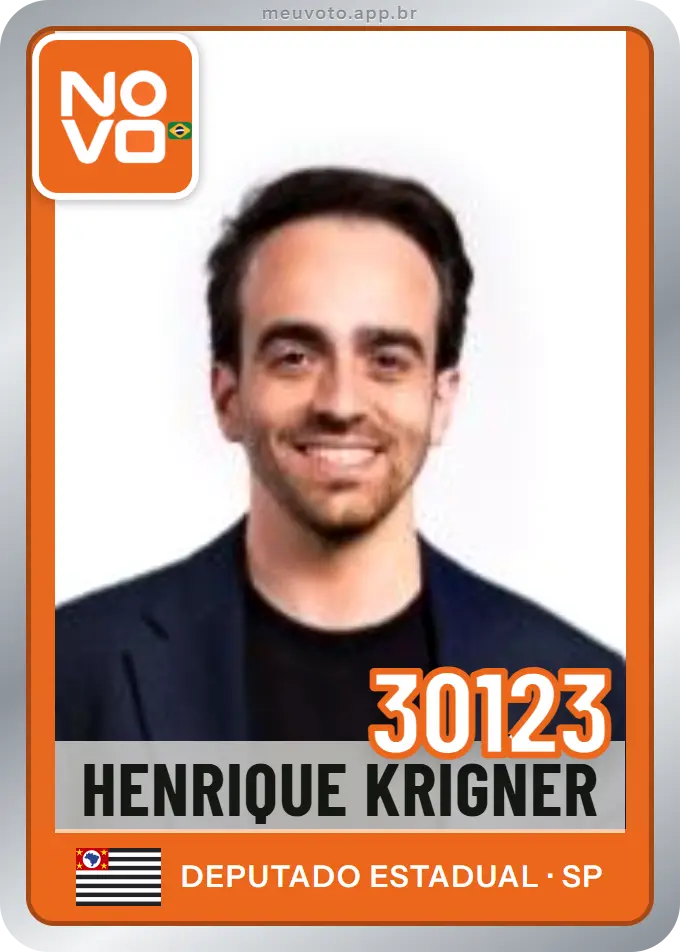 Carta de Henrique Krigner, número 30123, Novo