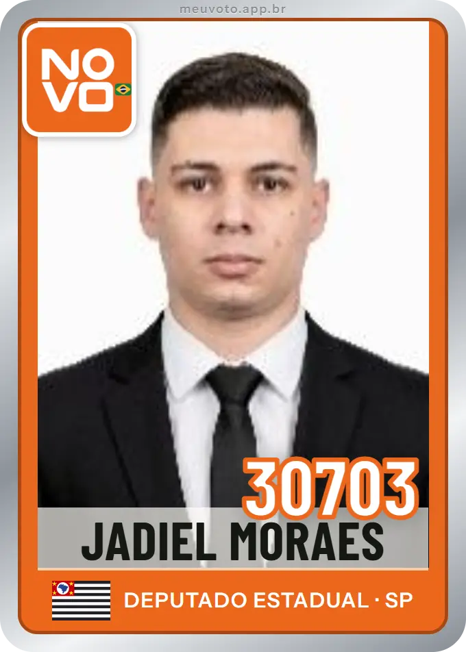 Carta de Jadiel Moraes, número 30703, Novo