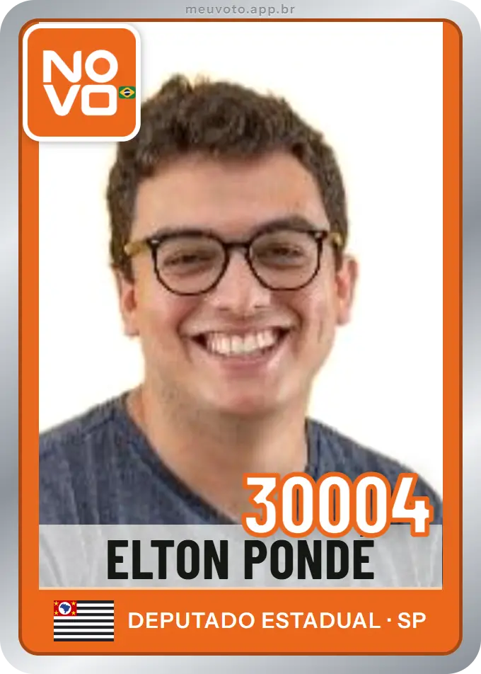 Carta de Elton Pondé, número 30004, Novo
