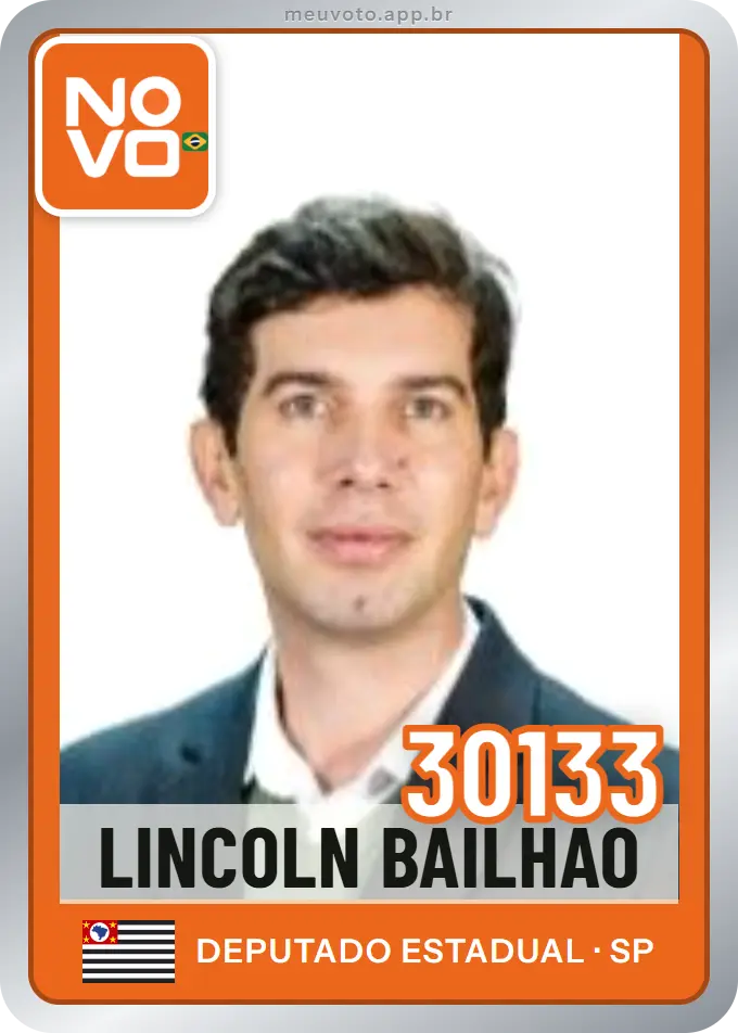 Carta de Lincoln Bailhão, número 30133, Novo
