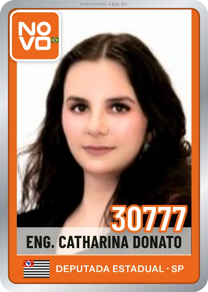 Carta de Eng. Catharina Donato, número 30777, Novo
