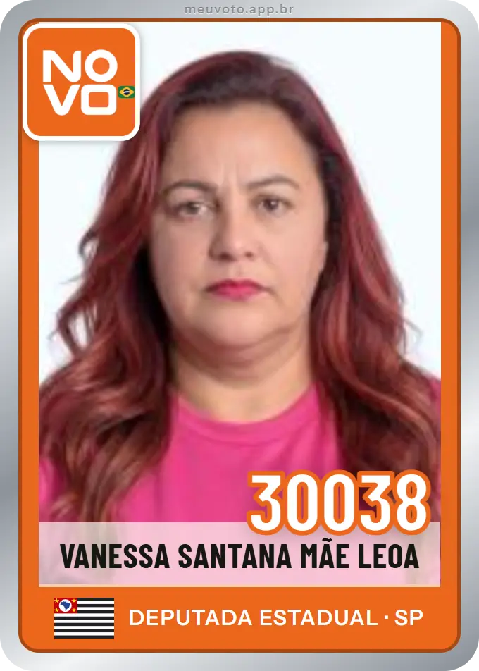 Carta de Vanessa Santana Mãe Leoa, número 30038, Novo