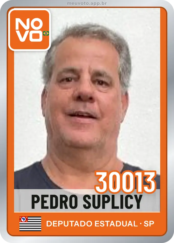 Carta de Pedro Suplicy, número 30013, Novo