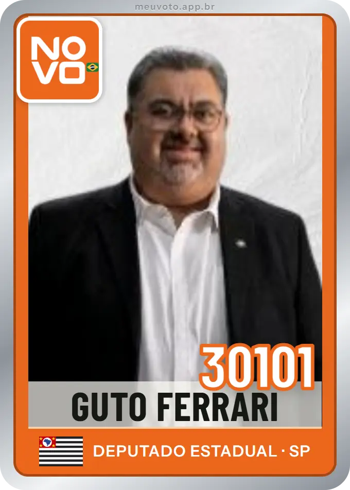 Carta de Guto Ferrari, número 30101, Novo