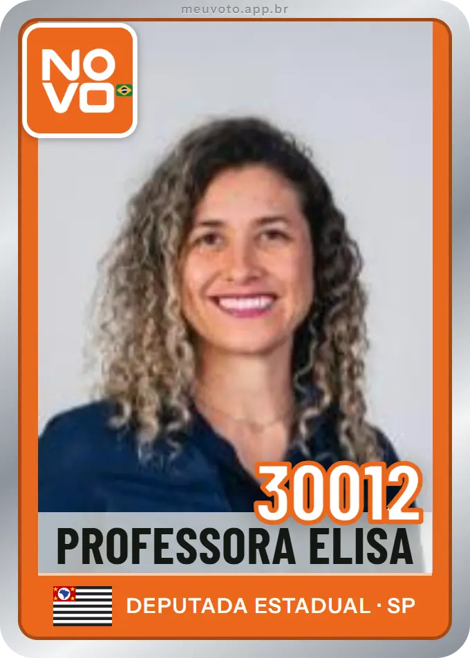 Carta de Professora Elisa, número 30012, Novo