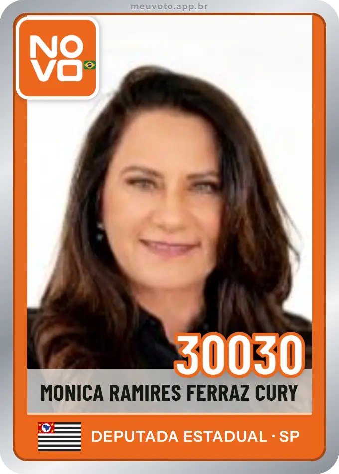 Carta de Monica Ramires Ferraz Cury, número 30030, Novo