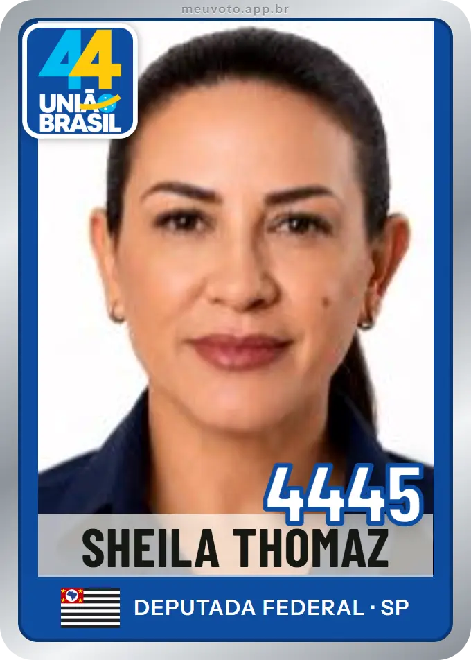 Carta de Sheila Thomaz, número 4445, União