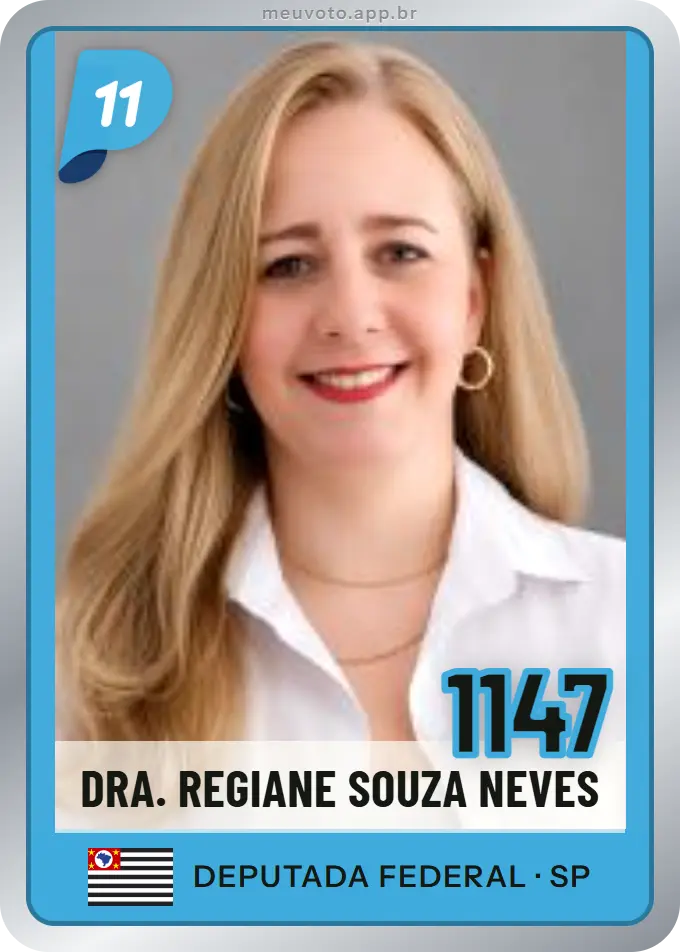 Carta de Dra. Regiane Souza Neves, número 1147, PP