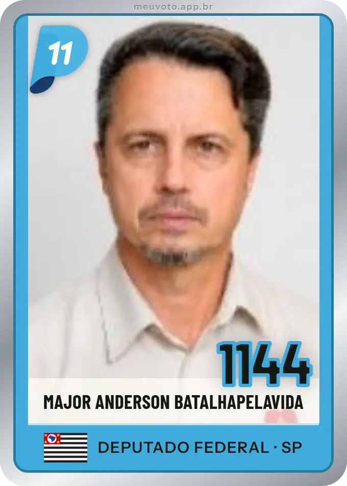 Carta de Major Anderson Batalhapelavida, número 1144, PP