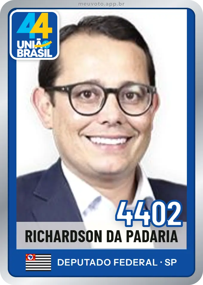Carta de Richardson da Padaria, número 4402, União