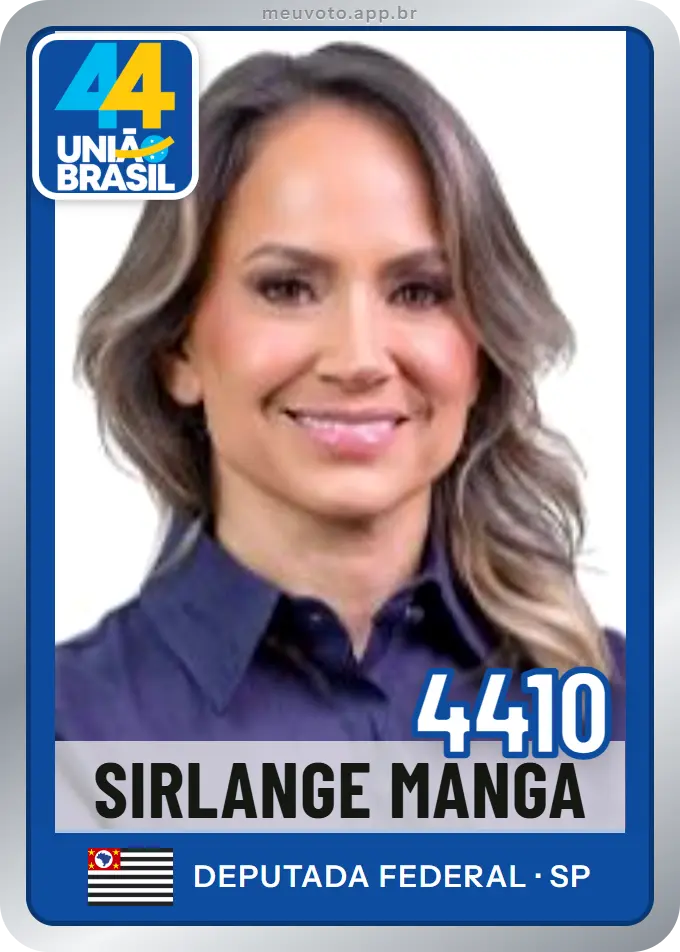 Carta de Sirlange Manga, número 4410, União