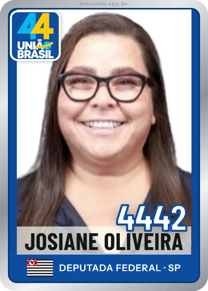 Carta de Josiane Oliveira, número 4442, União