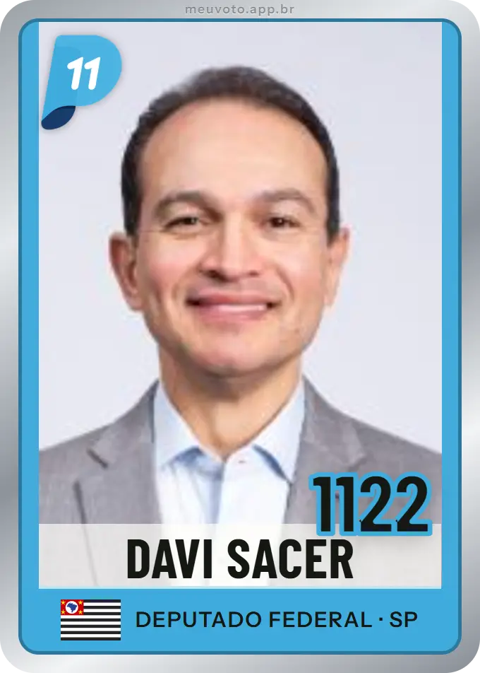 Carta de Davi Sacer, número 1122, PP