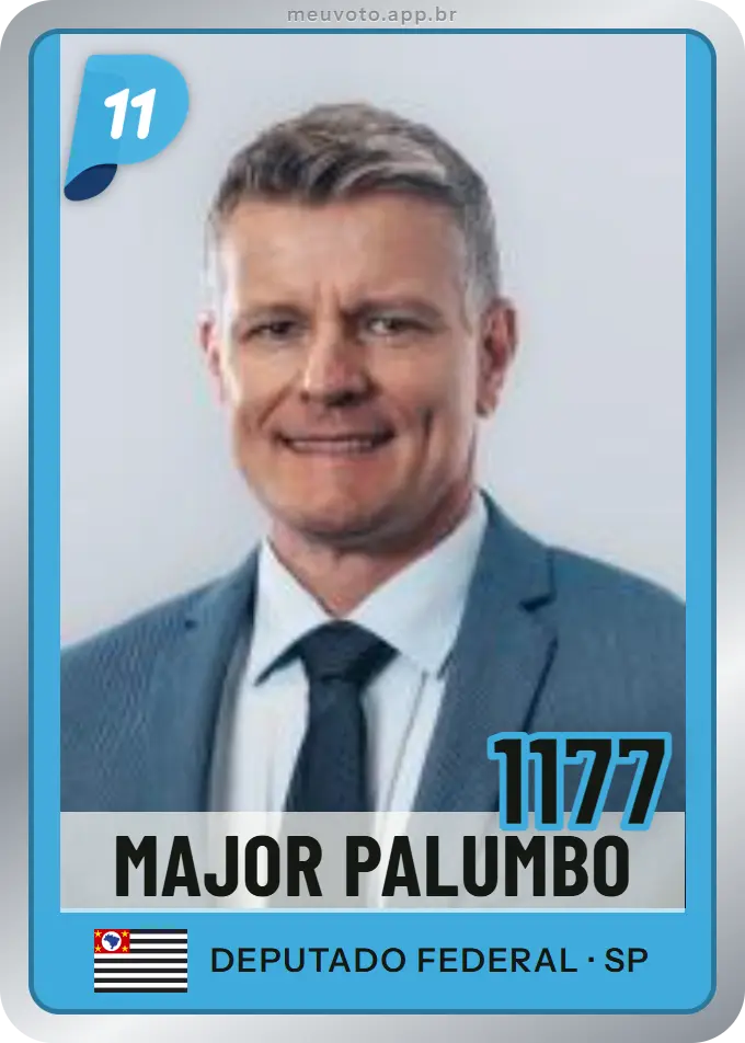 Carta de Major Palumbo, número 1177, PP