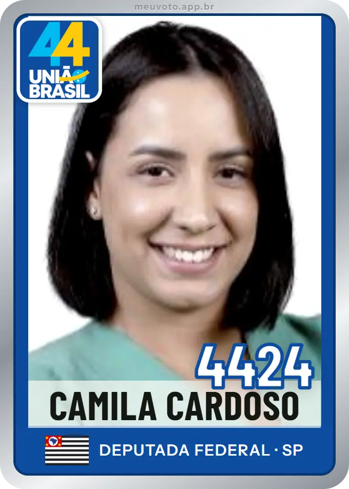 Carta de Camila Cardoso, número 4424, União