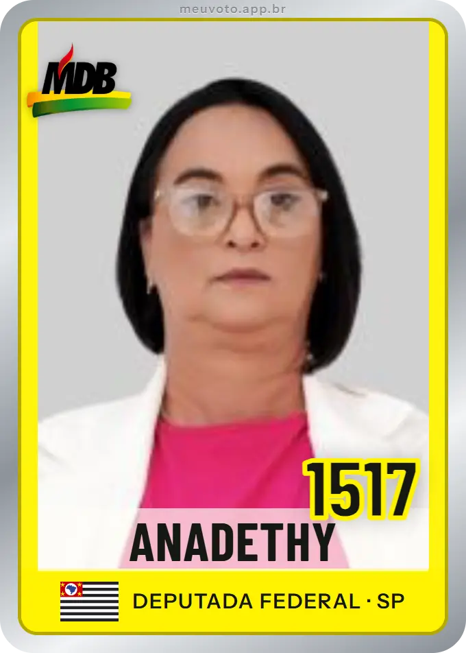 Carta de Anadethy, número 1517, MDB