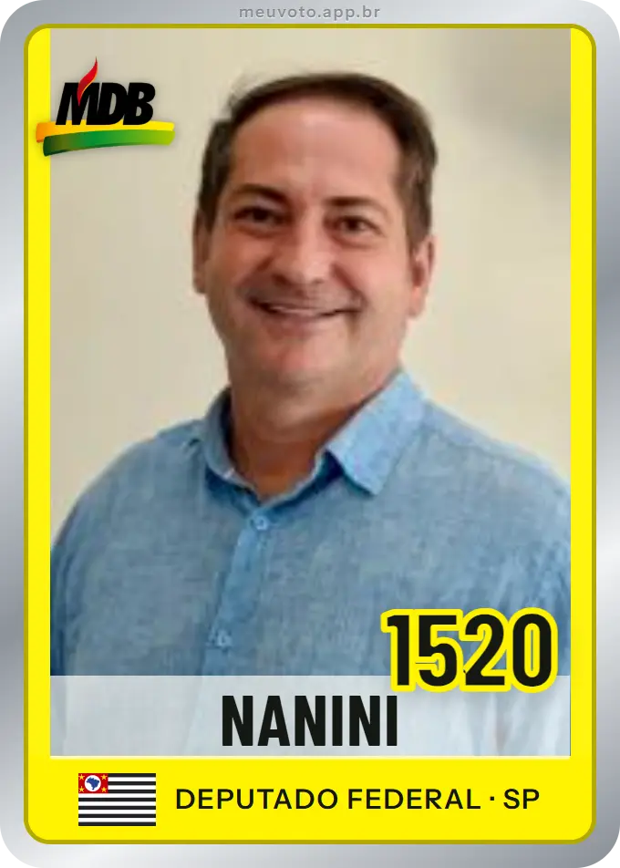 Carta de Nanini, número 1520, MDB