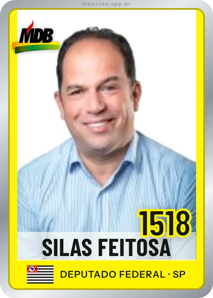 Carta de Silas Feitosa, número 1518, MDB