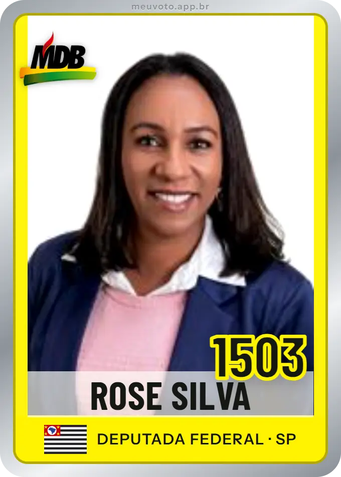 Carta de Rose Silva, número 1503, MDB