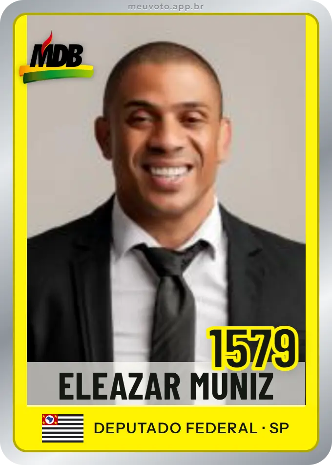 Carta de Eleazar Muniz, número 1579, MDB